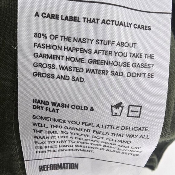 Reformation Army Green Pants - Picture 5 of 10